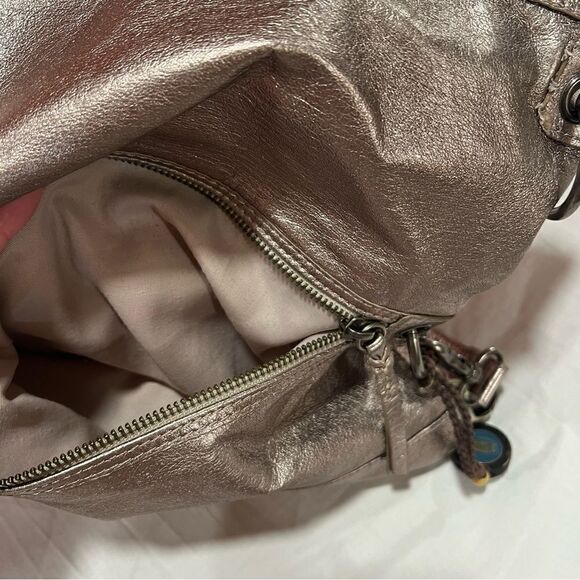 The Sak Platinum gold adjustable fold over crossbody bag - Picture 11 of 16
